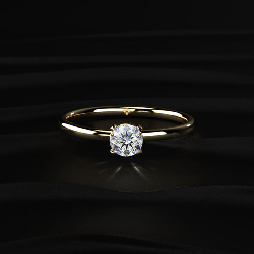 0.3 Ct Solitaire Diamond Engagement Ring | Earthly Jewels