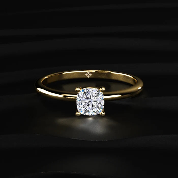 0.5Ct Cushion Beauty Ring | Earthly  Jewels