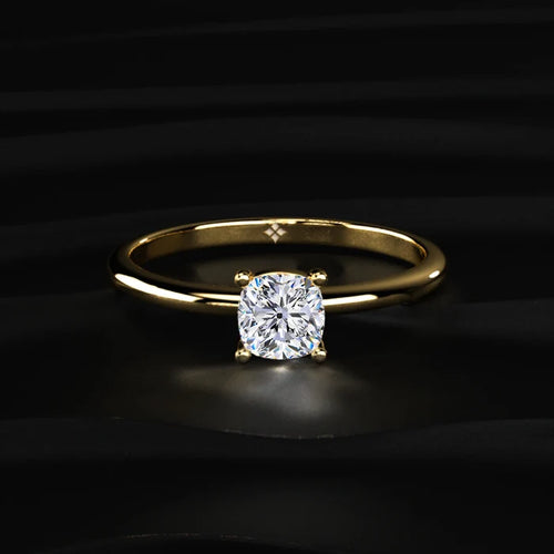 0.5Ct Cushion Beauty Ring | Earthly  Jewels