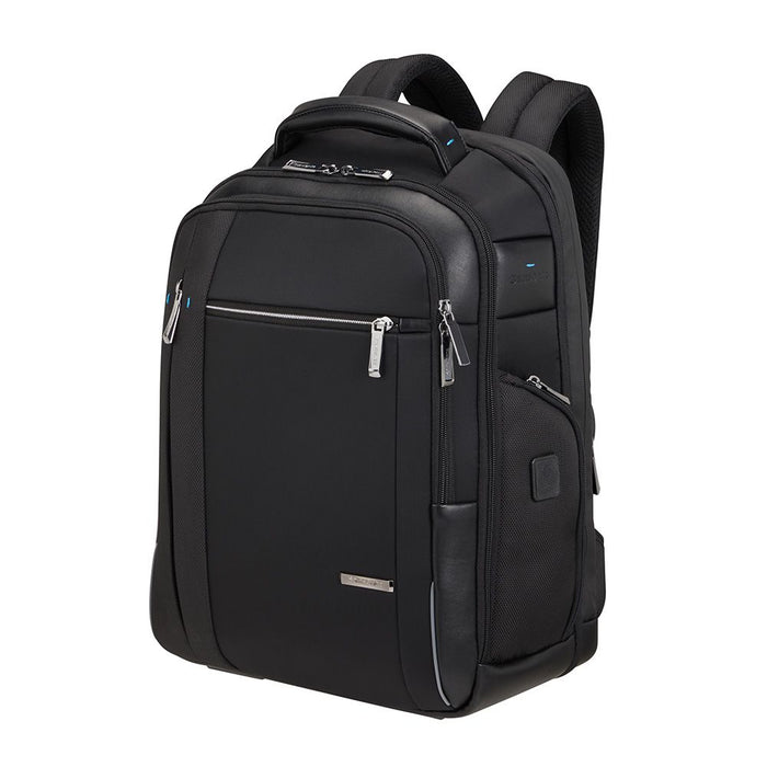 Black Samsonite Spectrolite 3.0 17.3" laptop backpack with padded compartments and adjustable straps.