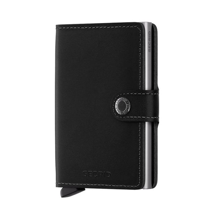 Secrid 4-6 Cards & Notes - Mini Wallet Stitch Black | Case Luggage