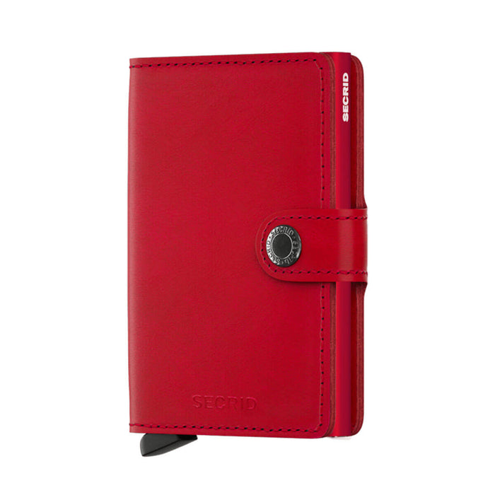 Secrid 4-6 Cards & Notes - Mini Wallet Stitch Red | Case Luggage