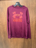 Under Armour Boys Long Sleeve Dri Fit T-Shirt YSM 7/8 Like New