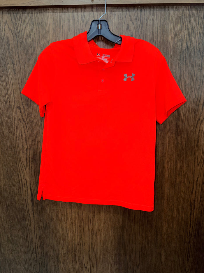 Under Armour Boys Golf Polo YXL 14/16 Orange