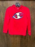 Champion Boys Red Hoodie Size YM 10/12