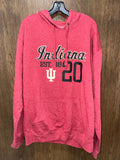 Indiana University Vintage Retro Hoodie Hooded Sweatshirt XL