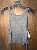 Gilly Hicks Ribbed Ruched Tie Sides Tank Top Size XS