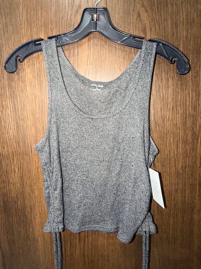 Gilly Hicks Ribbed Ruched Tie Sides Tank Top Size XS
