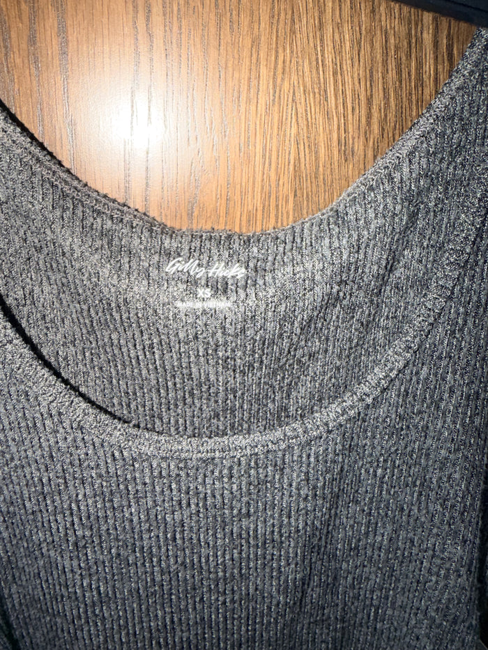 Gilly Hicks Ribbed Ruched Tie Sides Tank Top Size XS