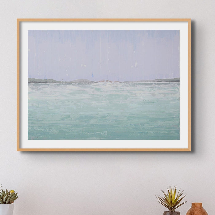 A View from Padstow Print | Beach Painting - Unframed