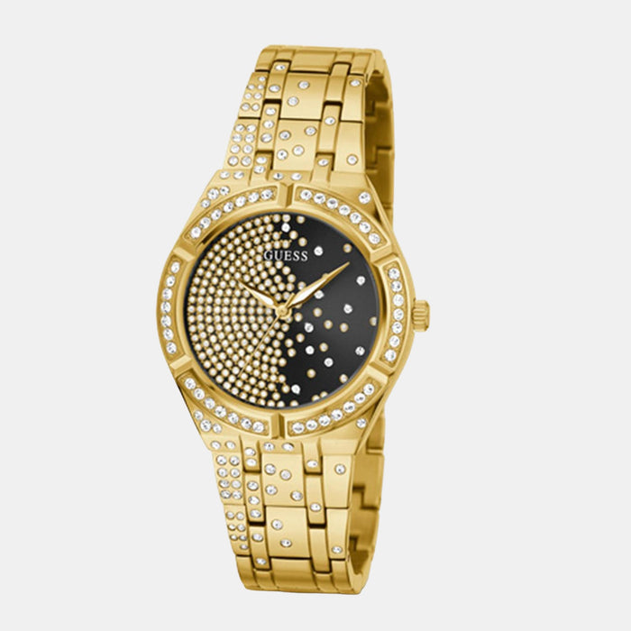 Guess Stainless Steel Round watch
