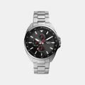 Autocross Men Quartz Black Dial Chronograph Stainless Steel Watch BQ2550