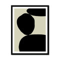 Balancing Stones No 3 (Abstract Wall Art) ‚Äì Framed - Beach House Art