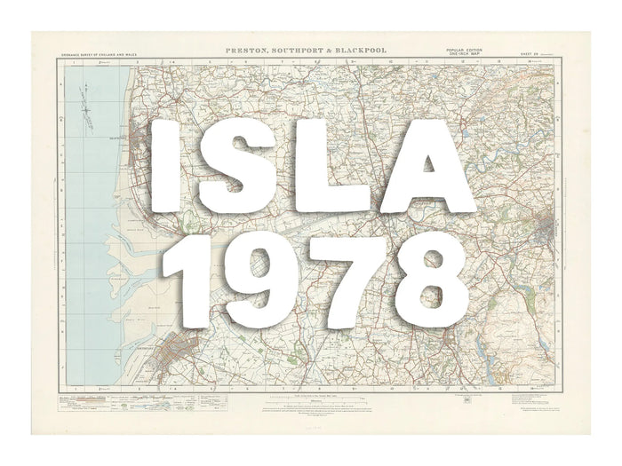 Blackpool Personalised Map Print | Custom Map of Blackpool | White Hand Drawn Font - Framed Art Print