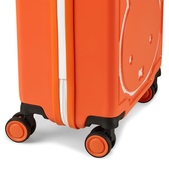 Miffy_MHK1001-004_Kids_Cabin_Trolley_Case_Orange_with_White_Bunny