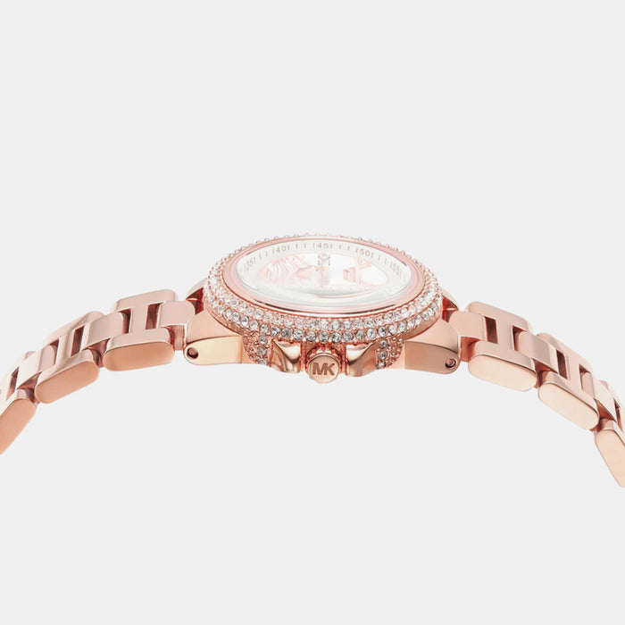 Camille Women Quartz White Dial Analog Stainless Steel Watch MK3253