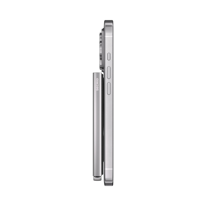 Secrid Card Protector Fluted Magsafe - Silver | Case Luggage