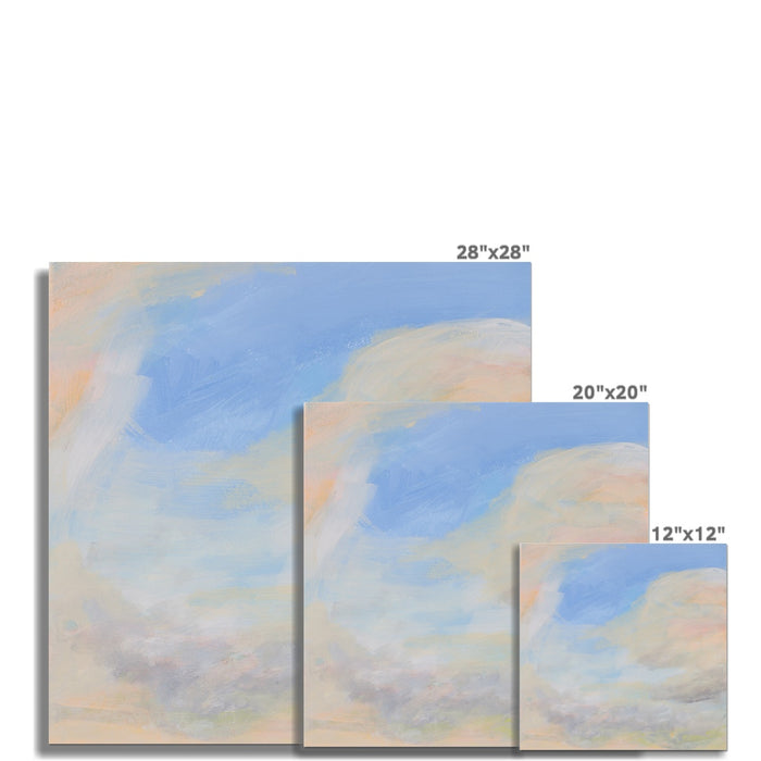 Coastal Cloud Painting | Sea Painting - Unframed Wall Art