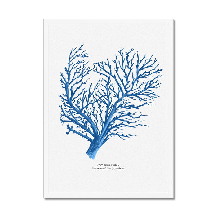 Coral Print | Marine Blue Coral Painting No 1 - Unframed