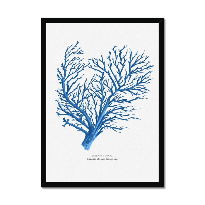 Coral Print | Marine Blue Coral Painting No 1 - Unframed