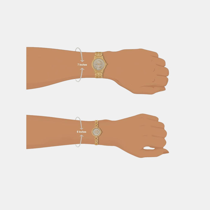 Timex Stainless Steel Gold watch