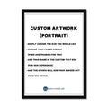 Custom Artwork (Portrait) - Framed