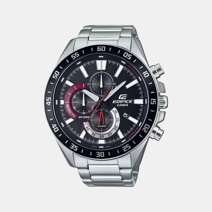 Casio Round Blue Chronograph watch