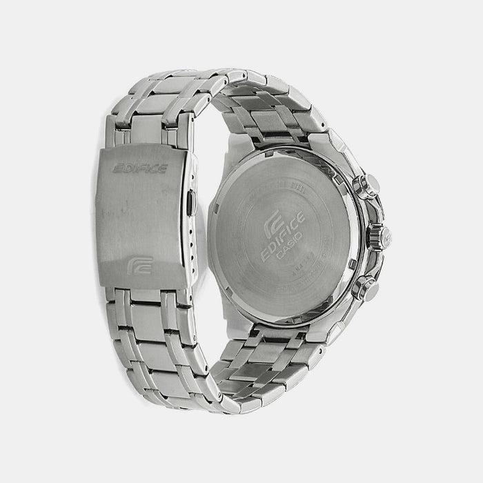 Edifice Men Quartz Black Dial Chronograph Stainless Steel Watch EX190