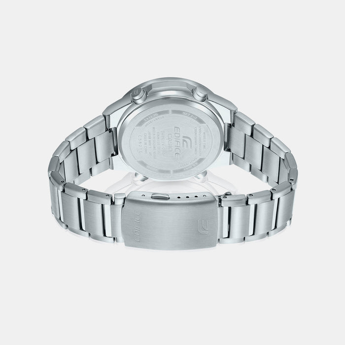 Edifice Men Quartz Blue Dial Analog-Digital Stainless Steel Watch ED552