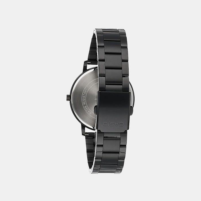 Enticer Men Quartz Black Dial Analog Stainless Steel Watch A2042