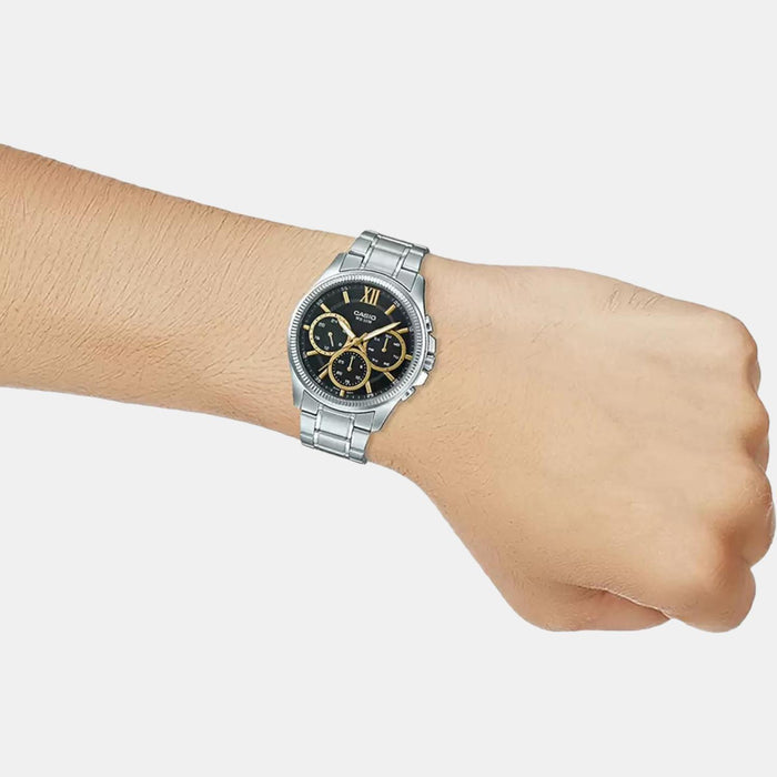 Casio Round Quartz Chronograph Men watch