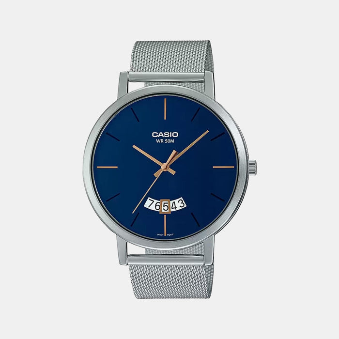 Casio Round Blue Analog watch