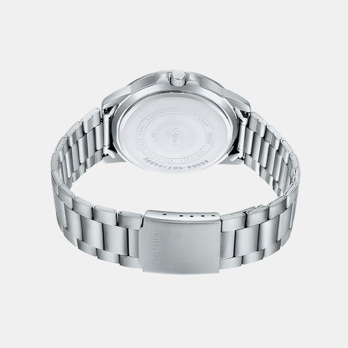 Enticer Men Quartz Blue Dial Analog Stainless Steel Watch A1364
