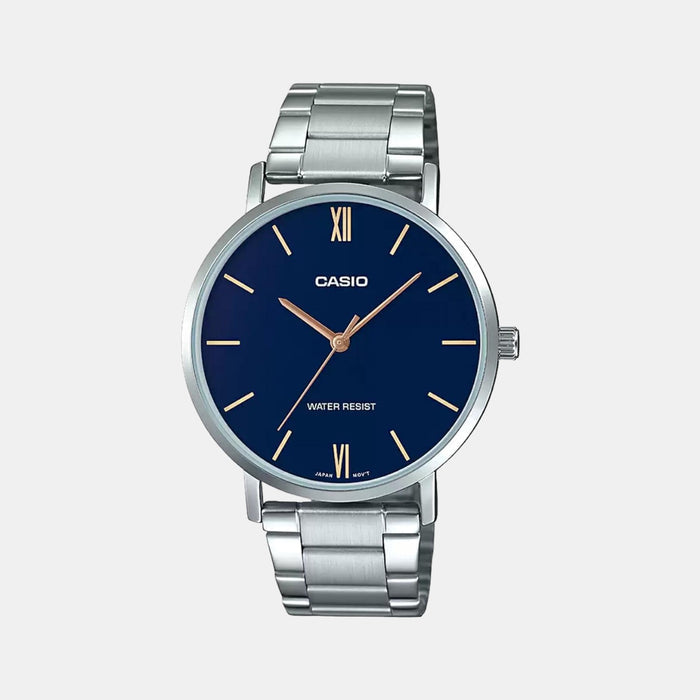 Casio Round Blue Analog watch