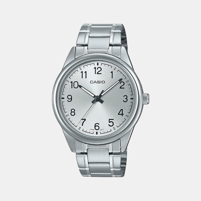 Casio Round Silver Analog watch