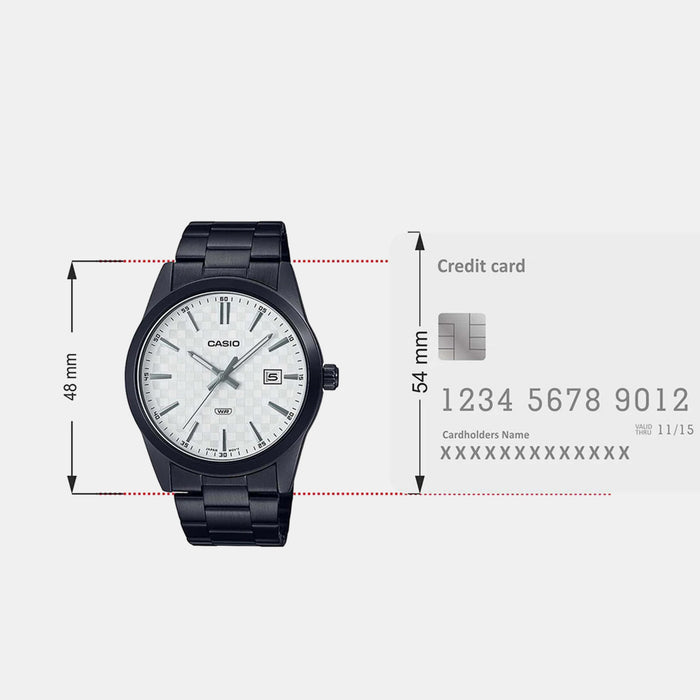 Enticer Men Quartz White Dial Analog Stainless Steel Watch A2091