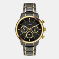 Timex Round Black Chronograph watch