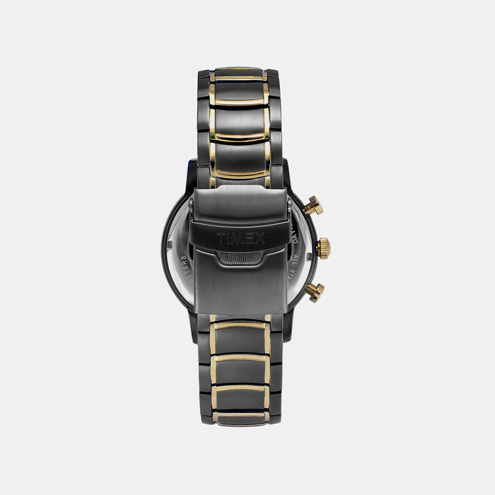 Fashion Men Quartz Grey Dial Multi-Function Stainless Steel Watch TWEG20204