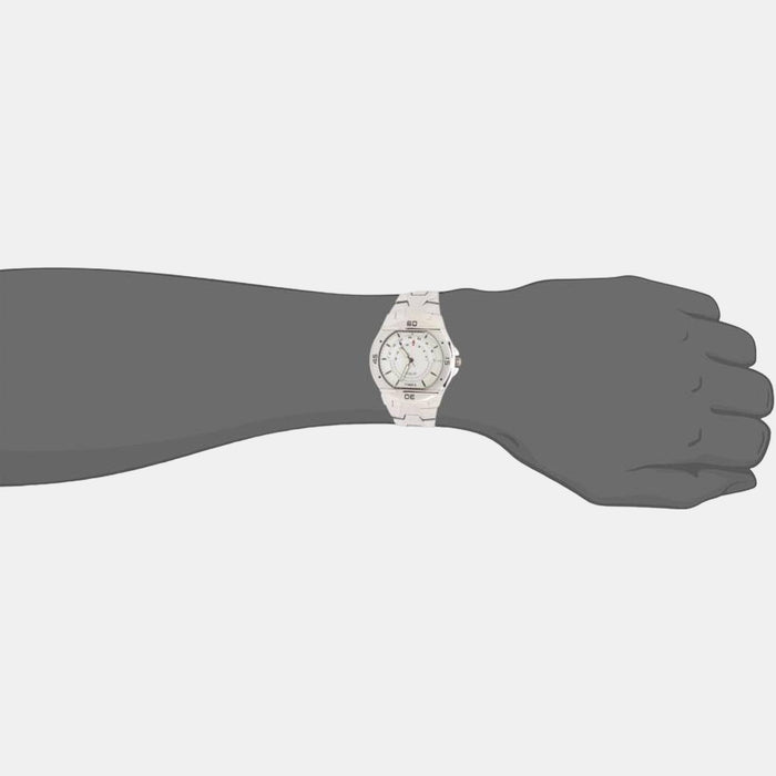 Timex Men Round Silver watch