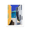 Fish Street: Colourful Coastal Art - Unframed - Beach House Art