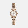 GC Round White Analog watch