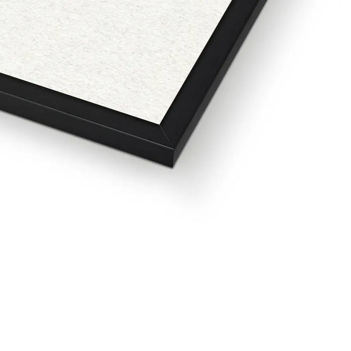 Flamingo Print No 2 (Flamingo Wall Art) - Framed
