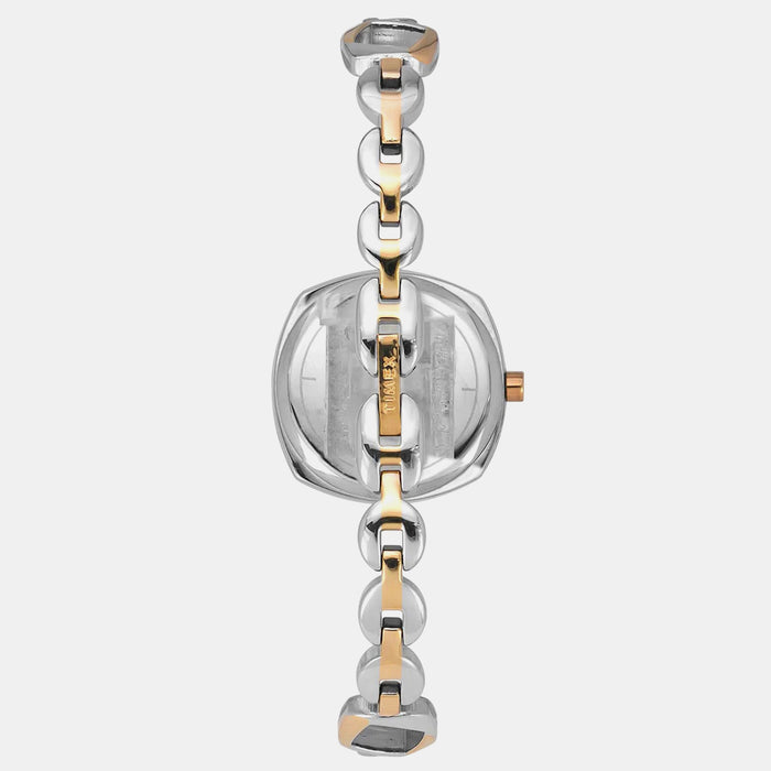 Fria Women Quartz Mother Of Pearl Dial Analog Brass Watch TWEL15002