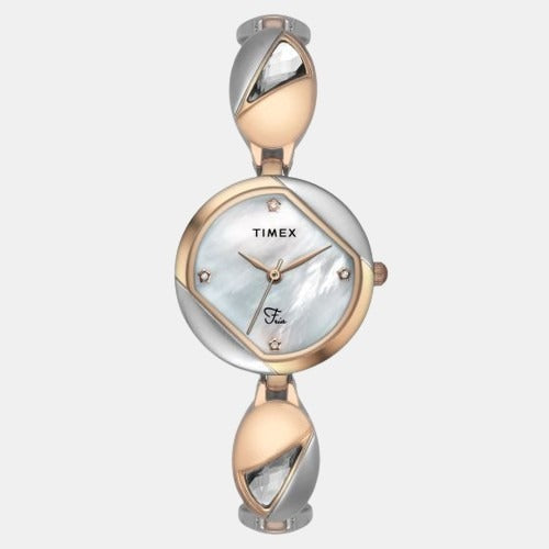 Timex Round Silver Analog watch