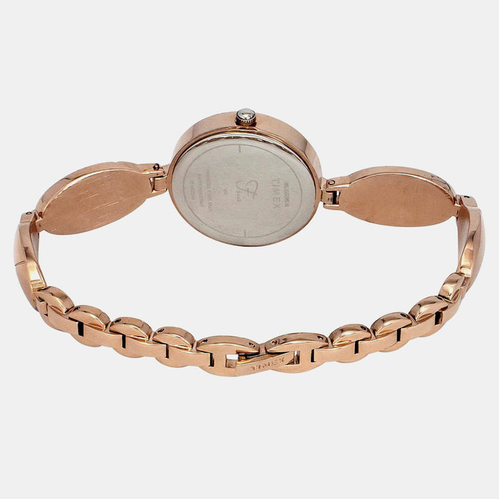 Fria Women Quartz Mother Of Pearl Dial Analog Brass Watch TWEL16302