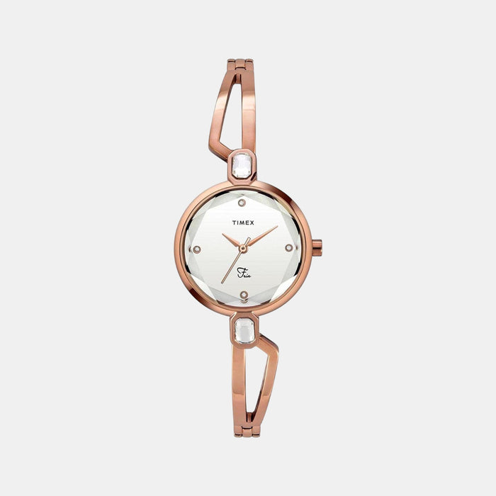 Timex Round Silver Analog watch