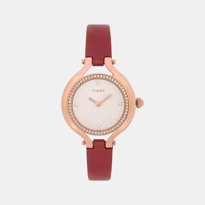 Timex Round White Analog watch