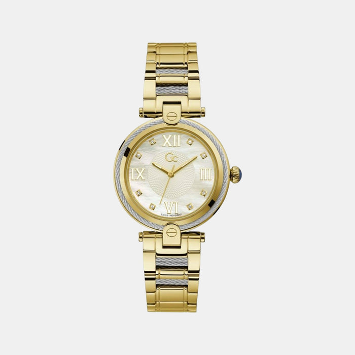 Fusion Women Quartz White Dial Analog Stainless Steel Watch Z15001L1MF