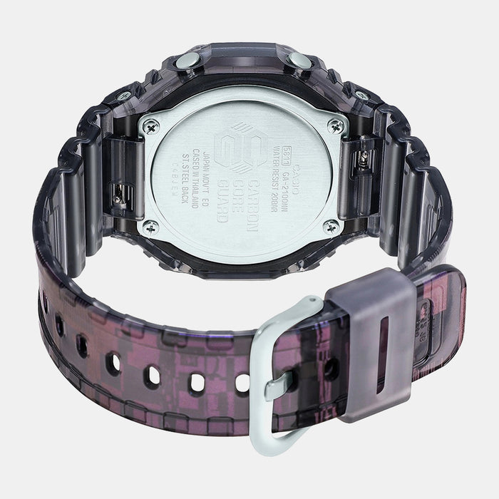 G-Shock Men Quartz Black Dial Analog-Digital Resin Watch G1260