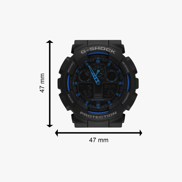G-Shock Men Quartz Black Dial Analog-Digital Resin Watch G271